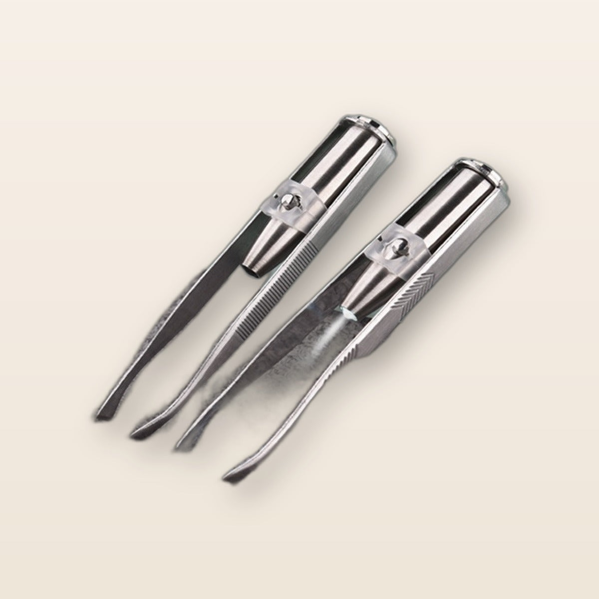LED lighted tweezers by Glow Ritual