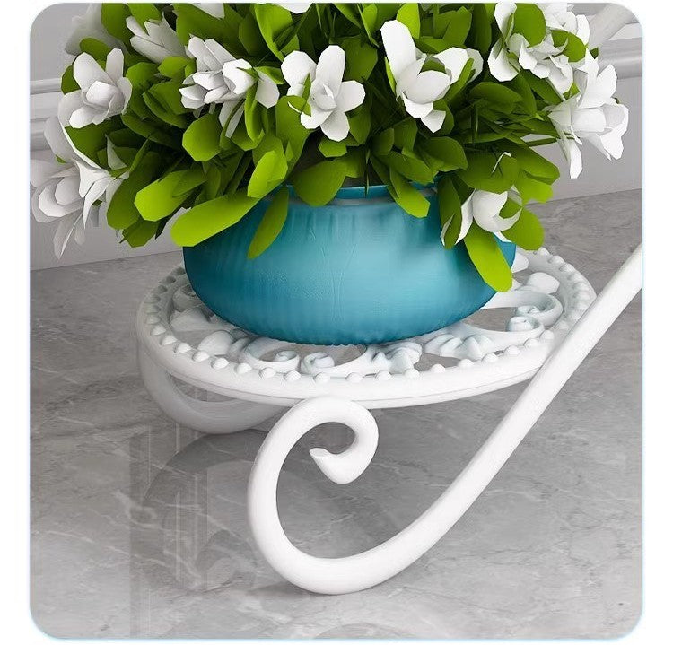 2-tier metal plant stand by Glow Ritual