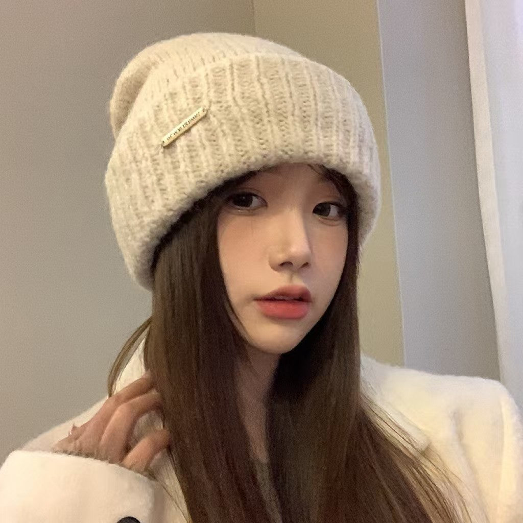 Slouchy knit beanie by Glow Ritual