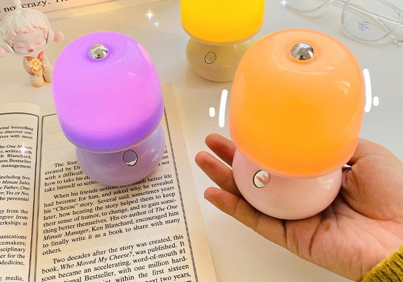 Mini mushroom night light by Glow Ritual