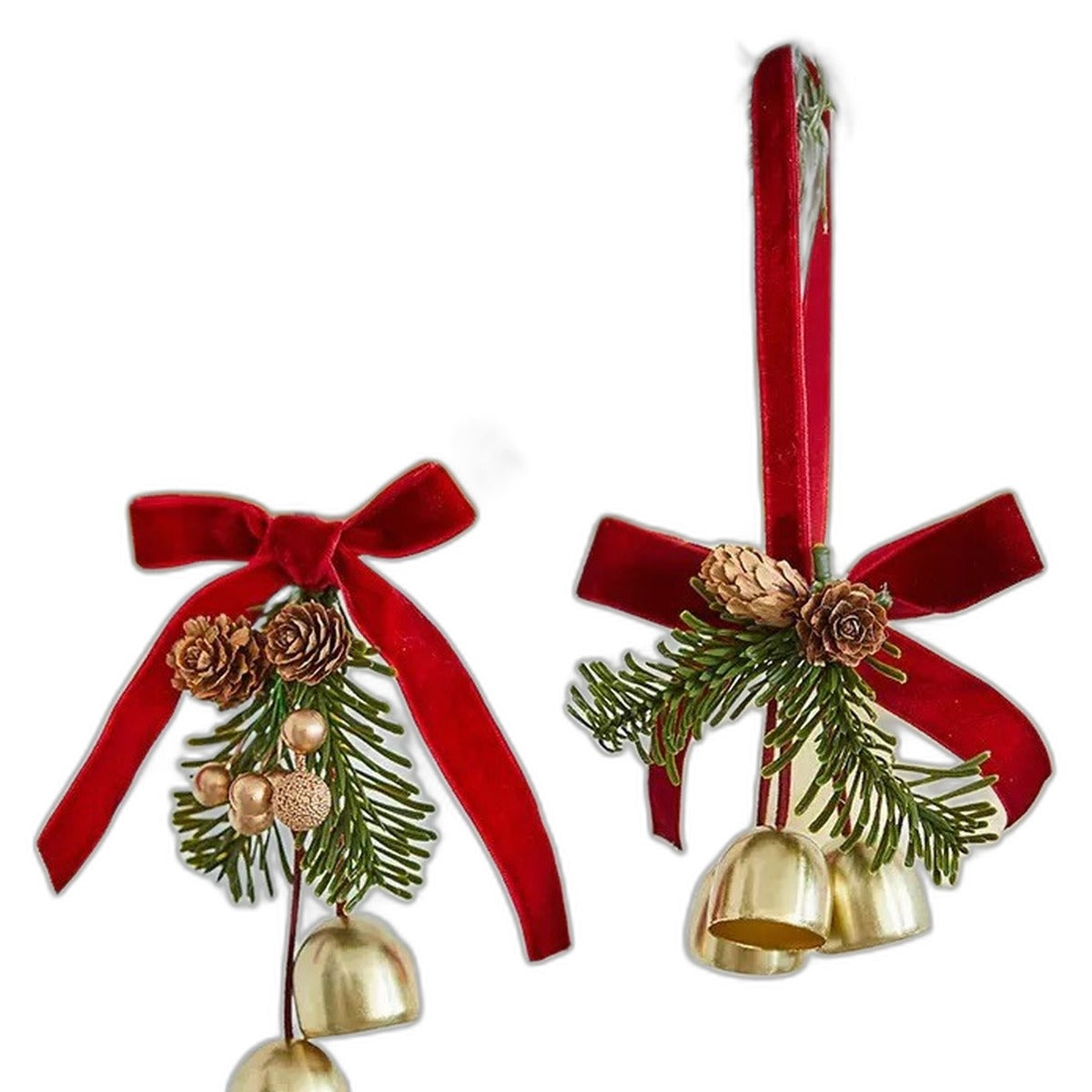 Christmas bell door hanger by Glow Ritual