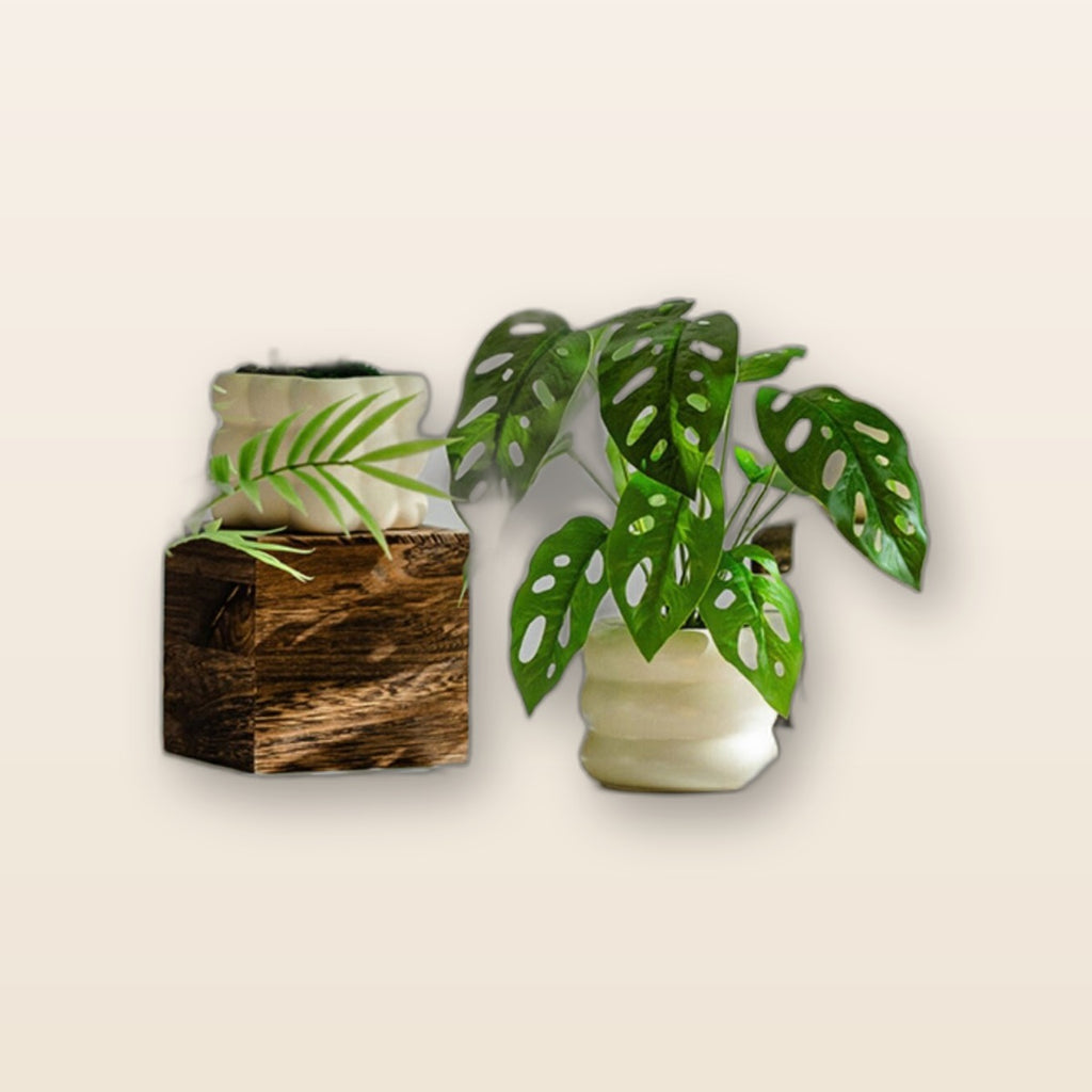 Faux potted plant by Glow Ritual