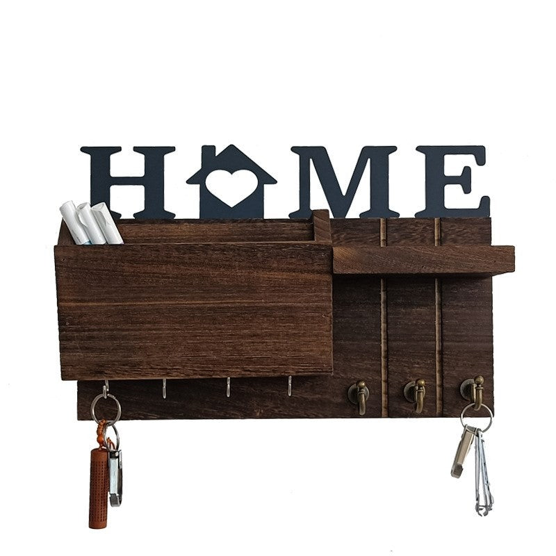 Wooden wall key holder by Glow Ritual