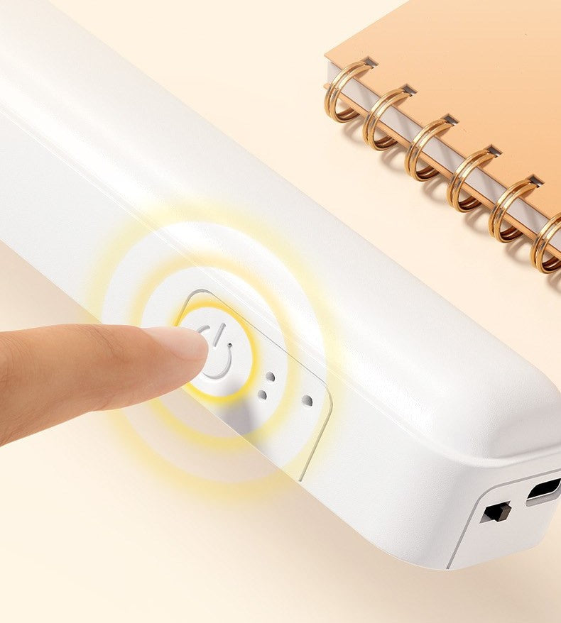 Magnetic rechargeable LED bar lamp by Glow Ritual