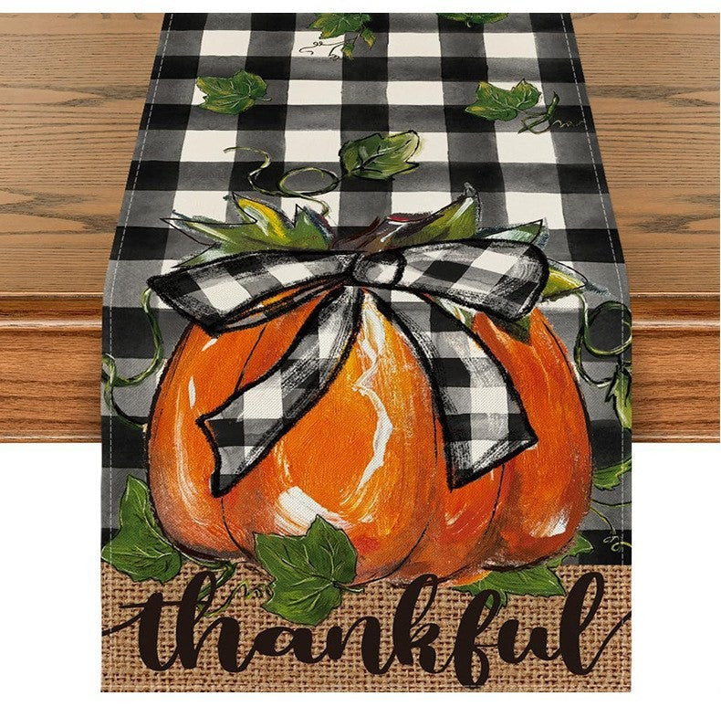 Fall table runner by Glow Ritual