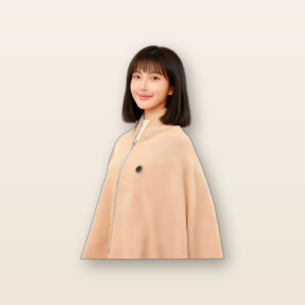 USB heated shawl by Glow Ritual
