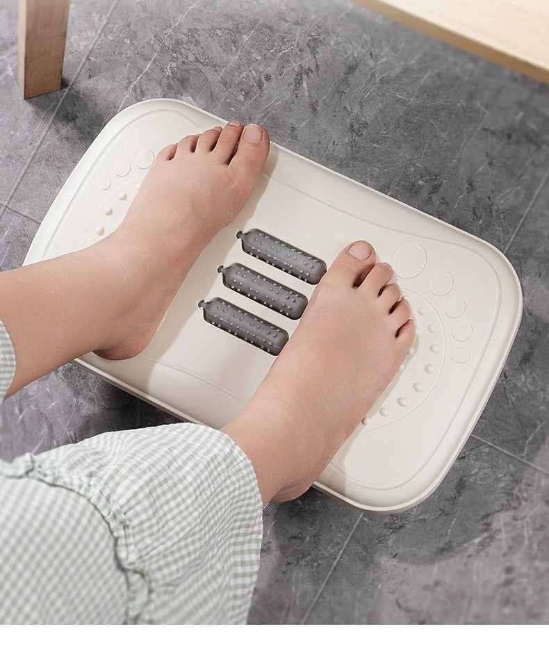 Ergonomic under-desk foot rest by Glow Ritual