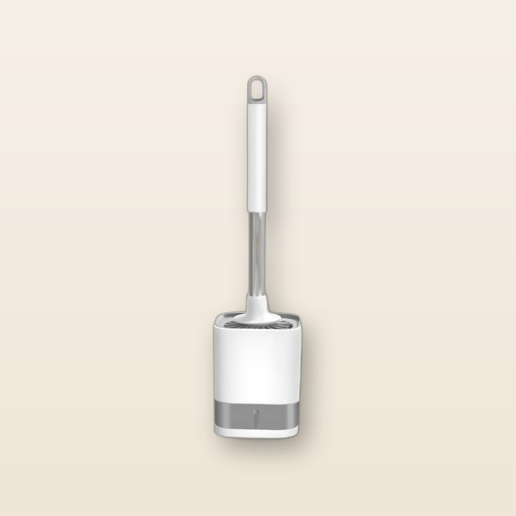 Silicone toilet brush with holder by Glow Ritual