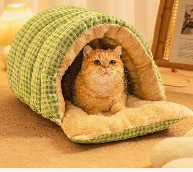 Cat cave bed by Glow Ritual