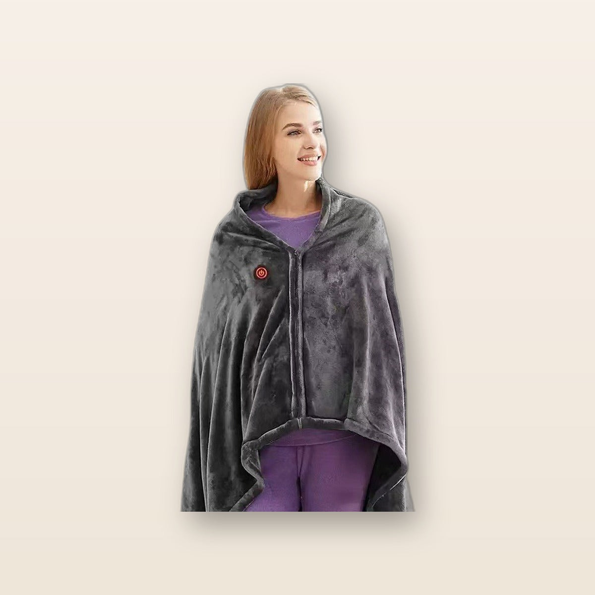 USB heated shawl by Glow Ritual