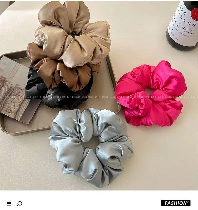 Oversized satin scrunchie by Glow Ritual
