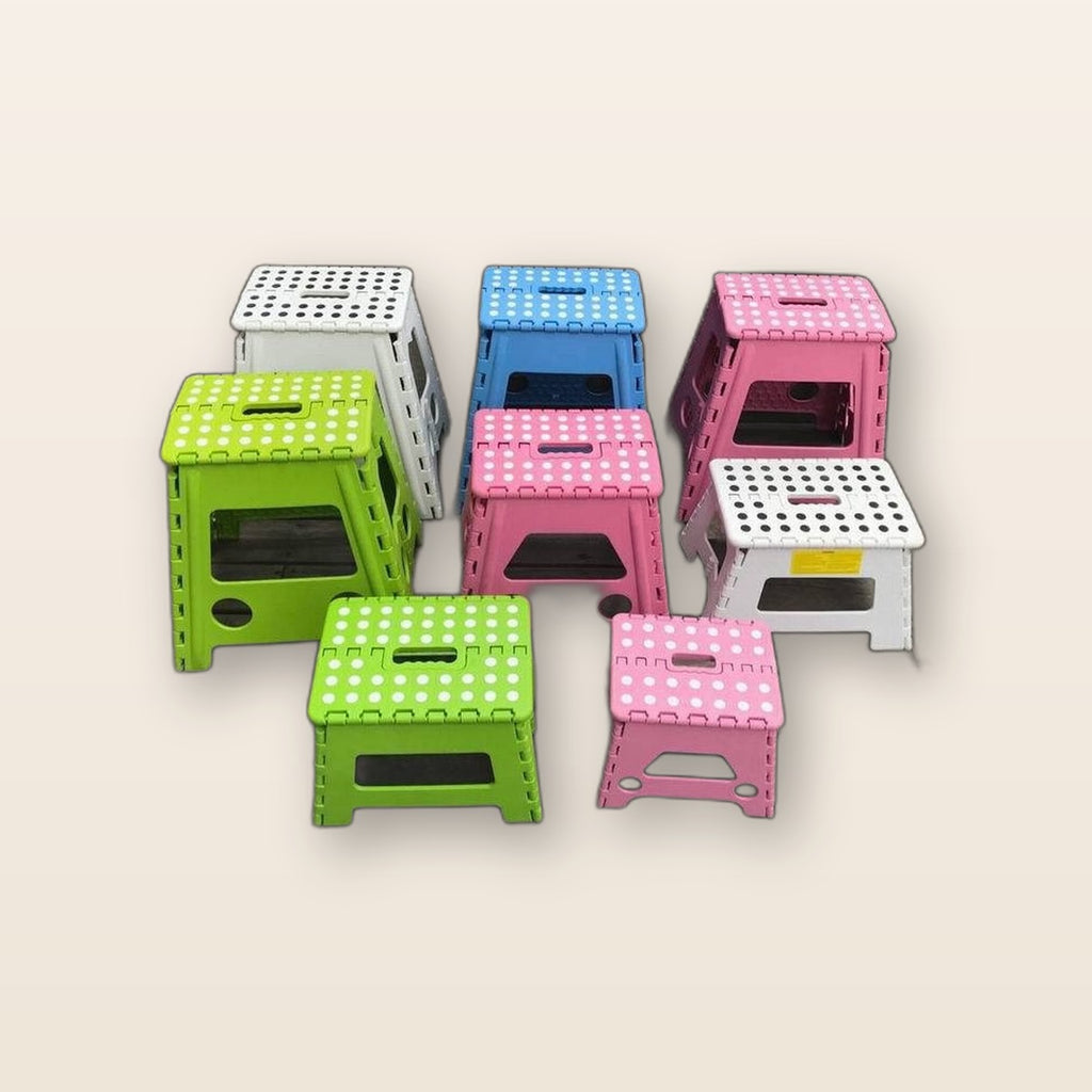 Folding shower stool by Glow Ritual