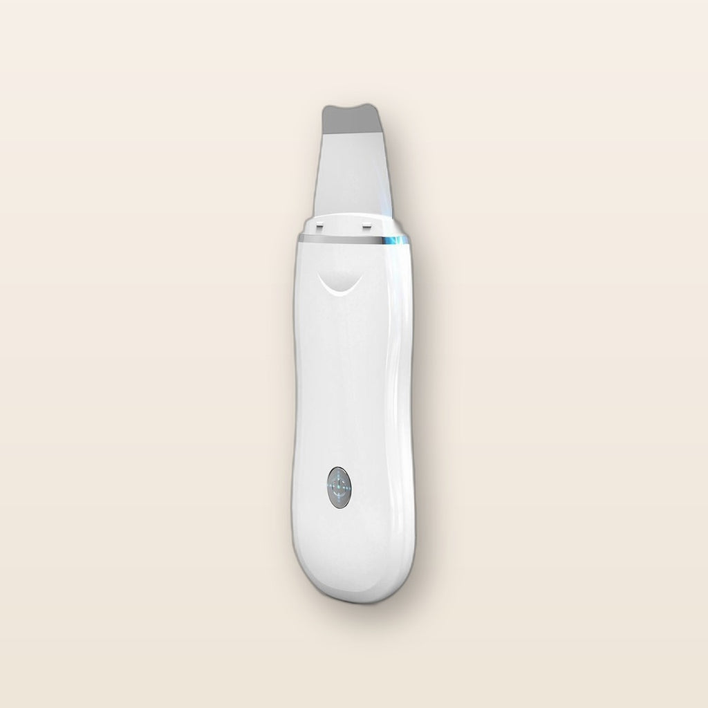 Ultrasonic skin scrubber spatula by Glow Ritual