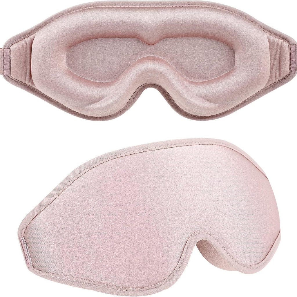 3D contoured memory foam sleep mask by Glow Ritual