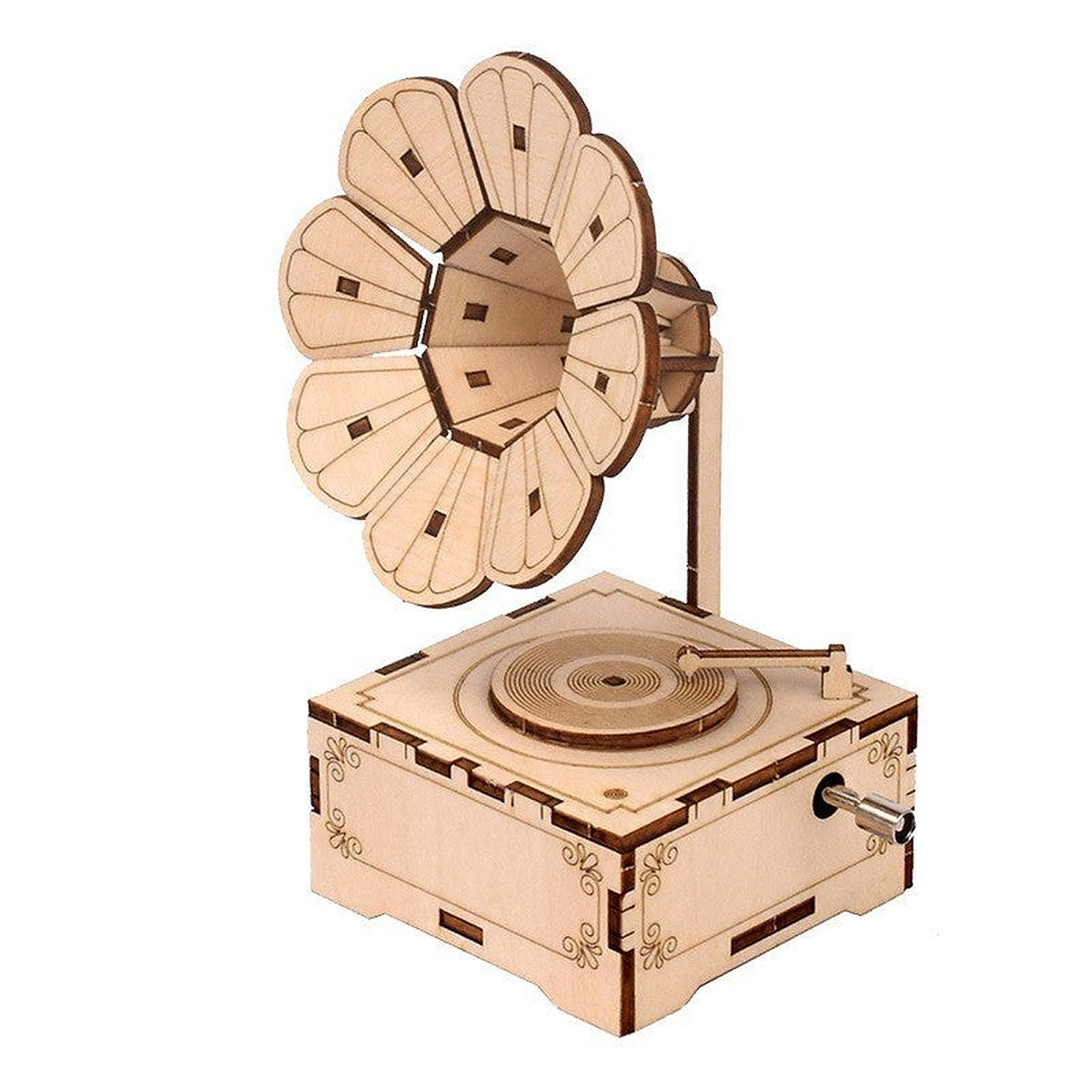 3D wooden puzzle music box by Glow Ritual