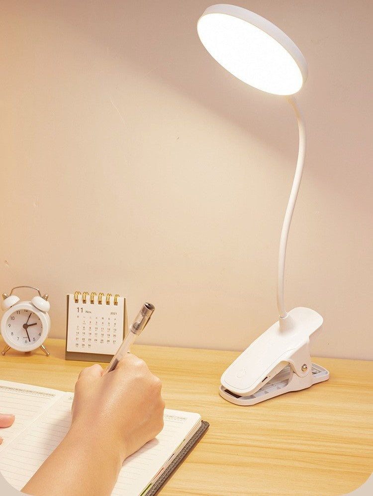 Rechargeable clip-on reading light by Glow Ritual