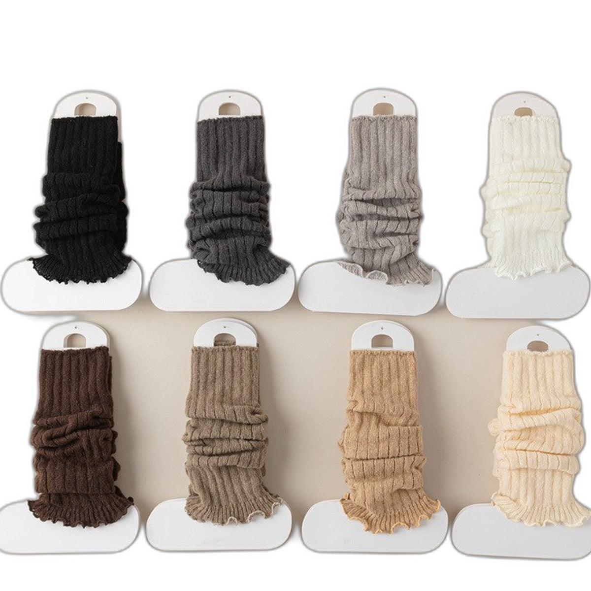 Women's thick knit leg warmers by Glow Ritual