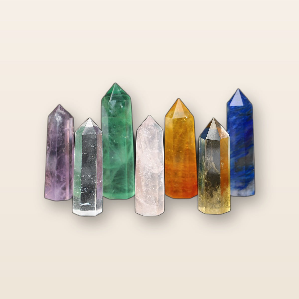 Natural crystal point by Glow Ritual