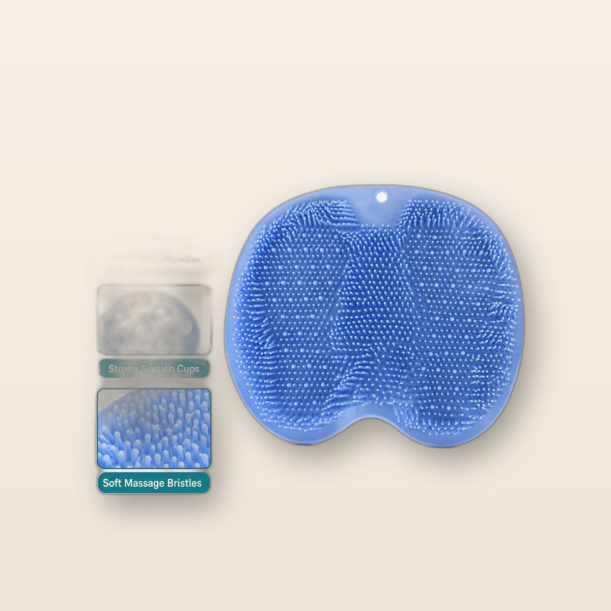 Shower foot scrubber mat by Glow Ritual