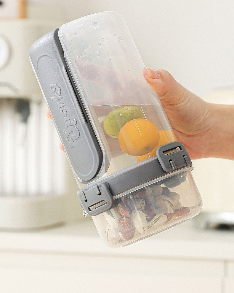 Salad container with fork by Glow Ritual