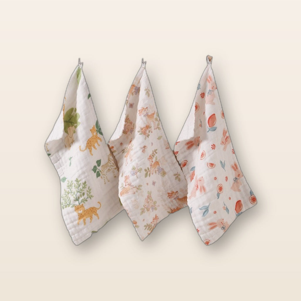 Muslin face cloths set by Glow Ritual