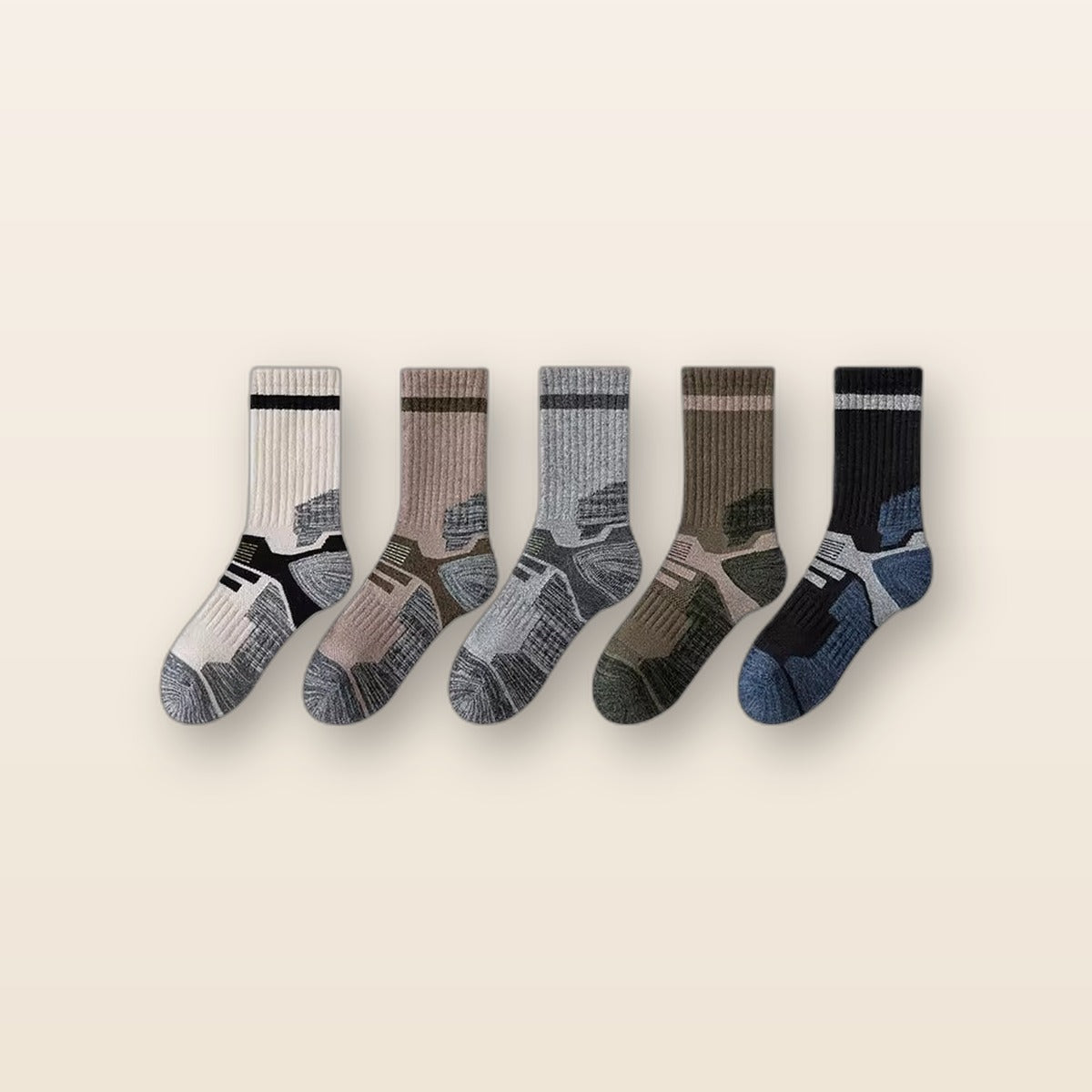 Merino wool blend hiking socks by Glow Ritual