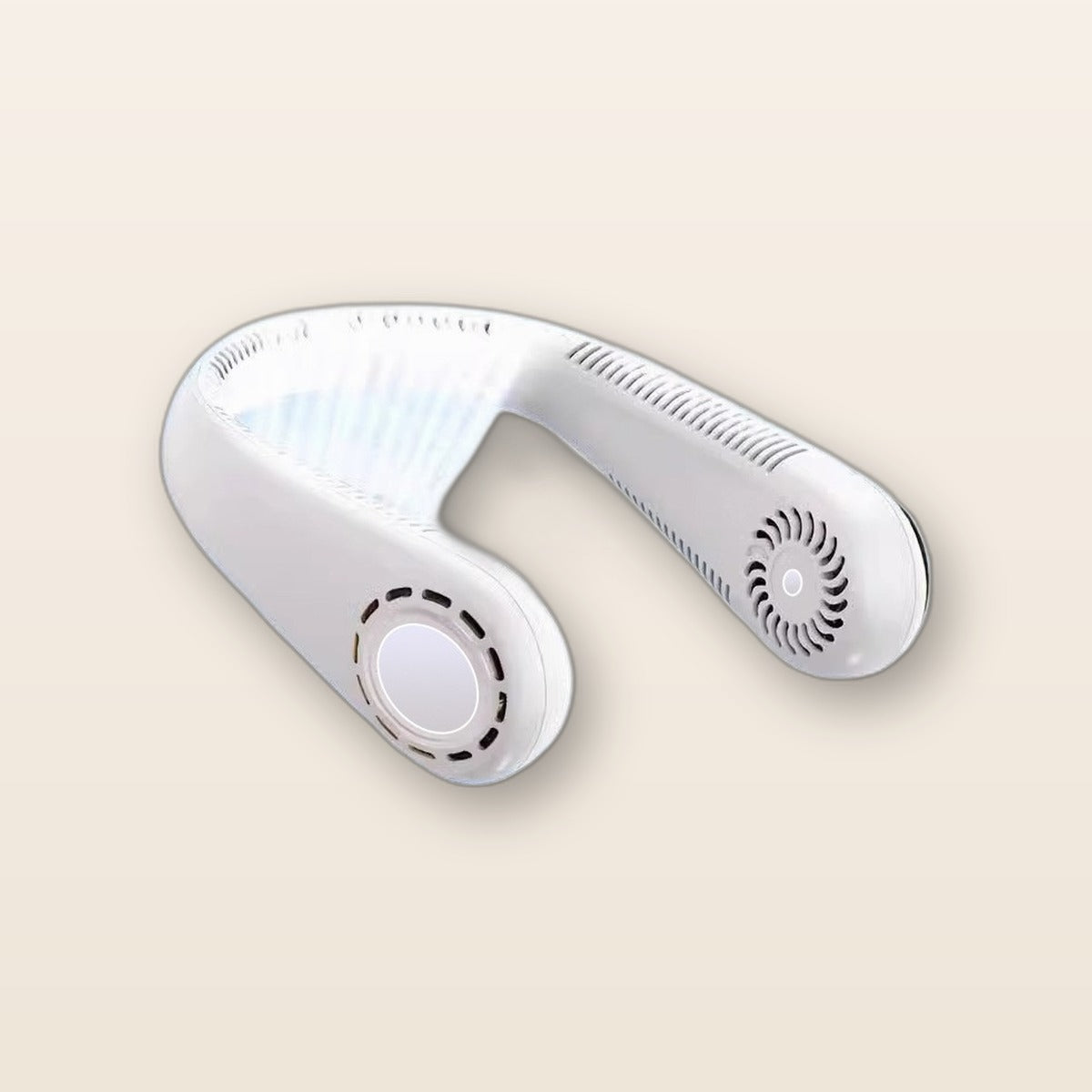 Bladeless neck fan by Glow Ritual
