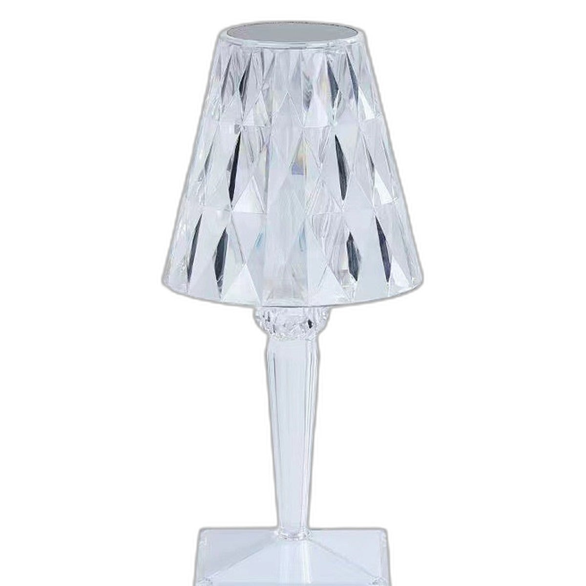 Crystal diamond touch table lamp by Glow Ritual
