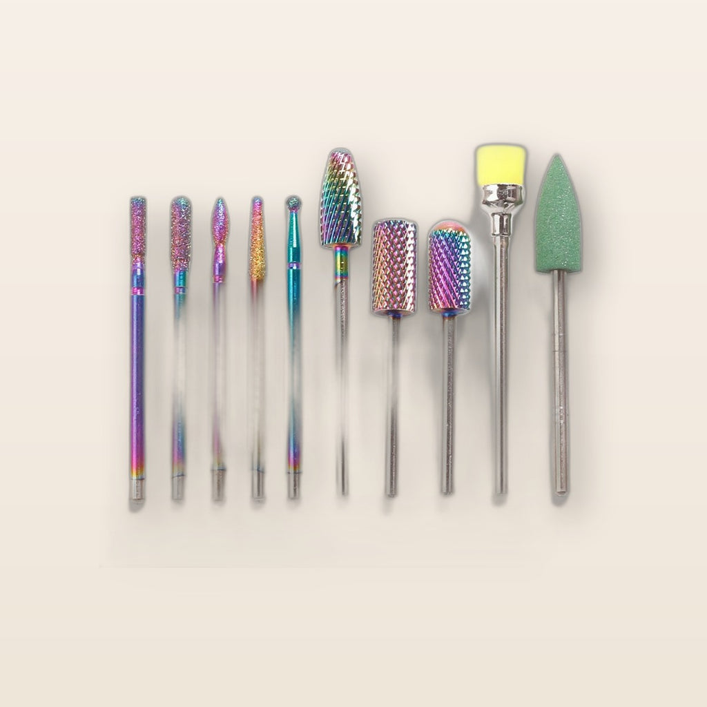 Nail drill bits set by Glow Ritual