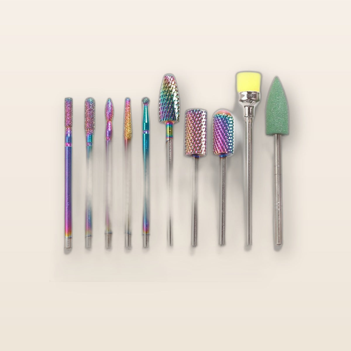 Nail drill bits set by Glow Ritual