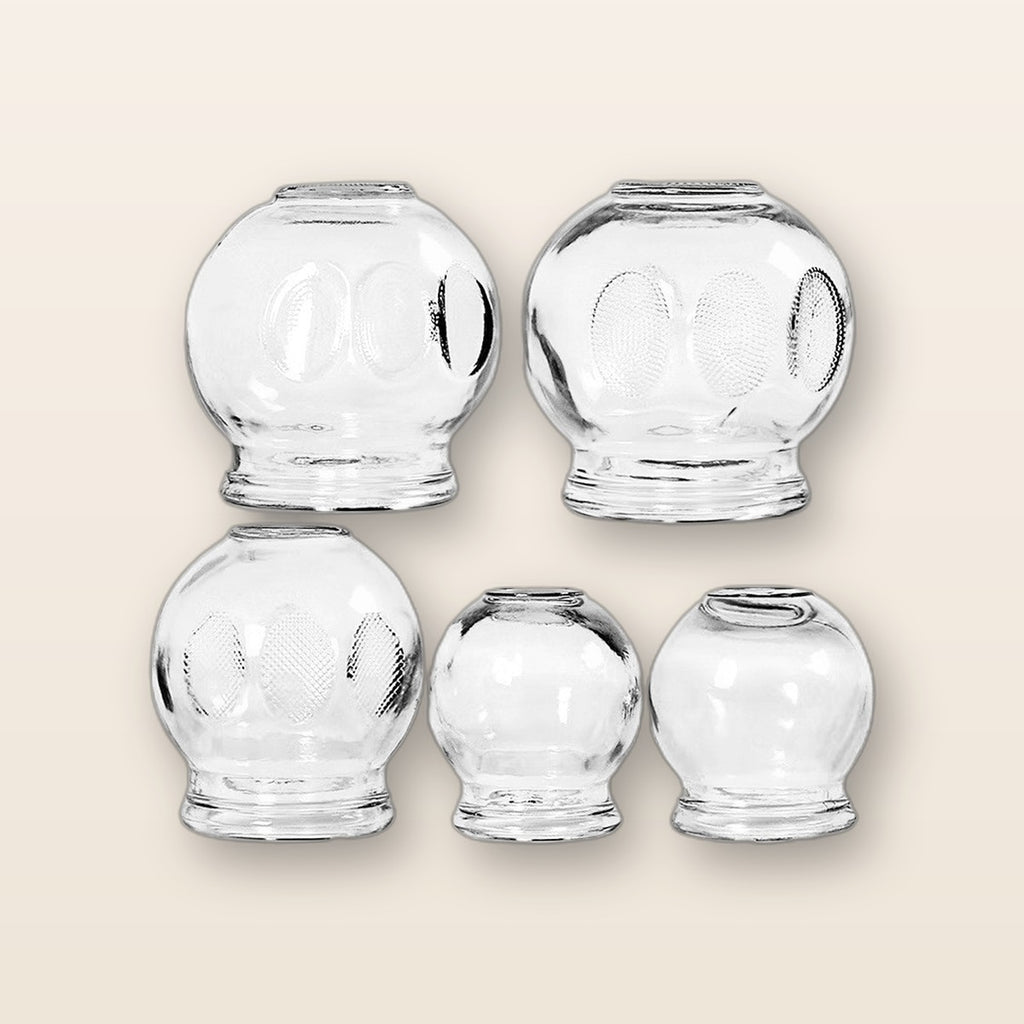 Glass fire cupping set by Glow Ritual