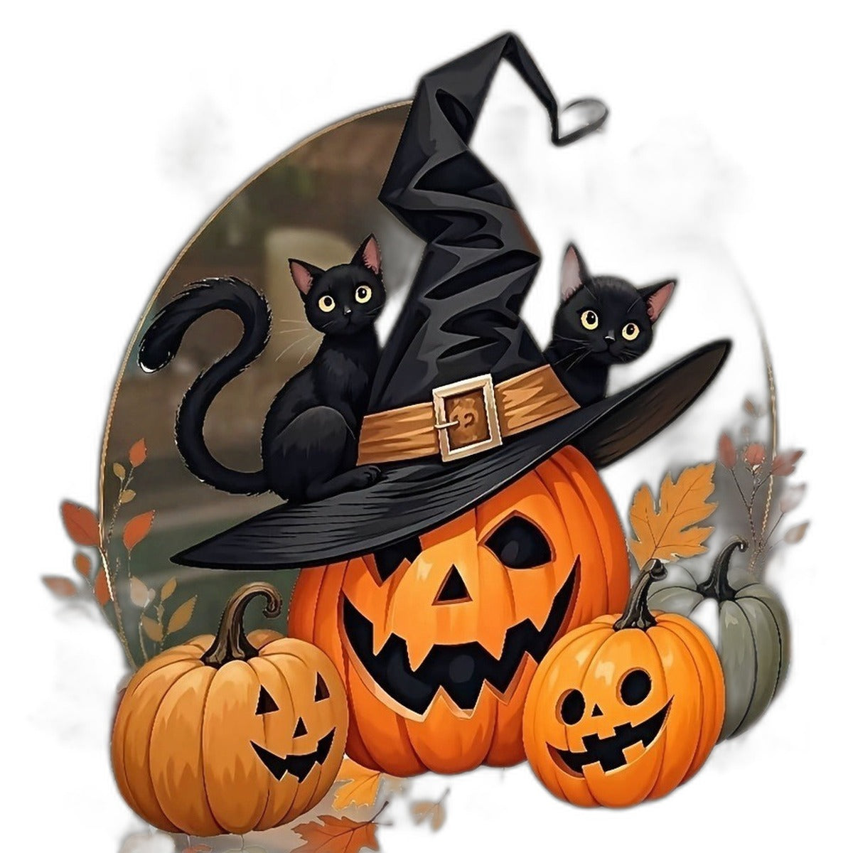 Halloween window clings by Glow Ritual