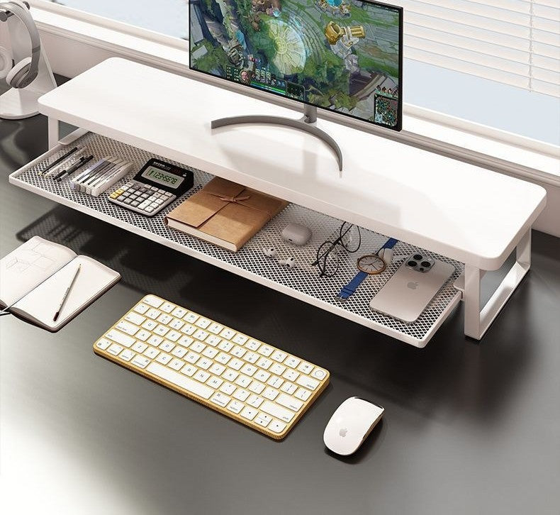 Monitor stand with drawer by Glow Ritual