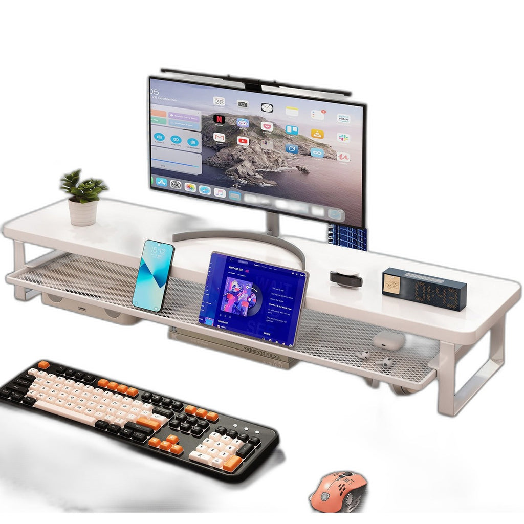 Monitor stand with drawer by Glow Ritual