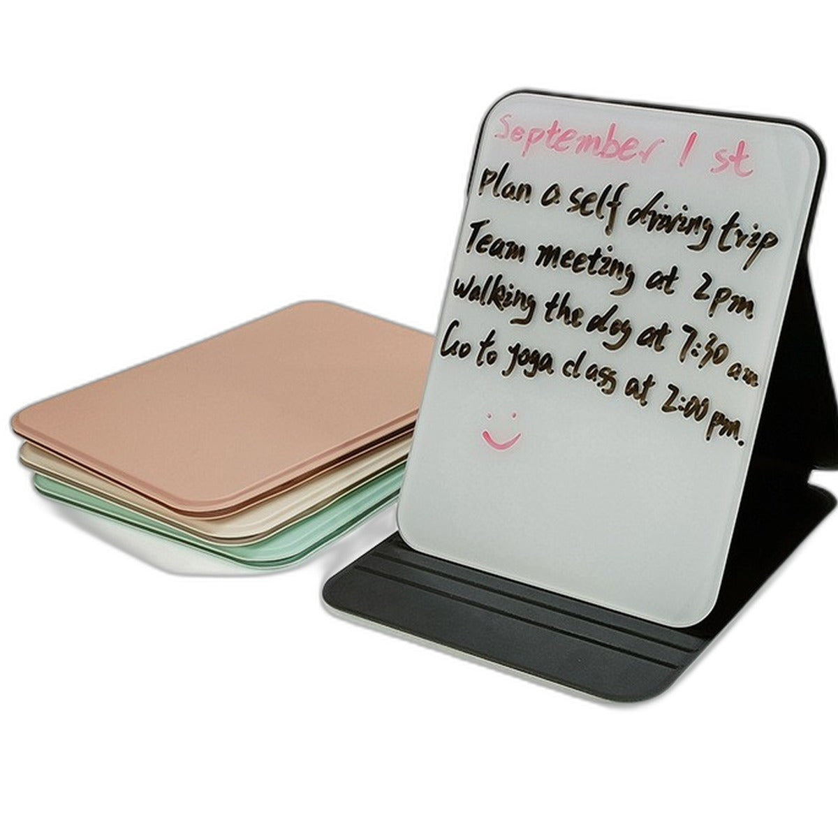 Desktop glass whiteboard by Glow Ritual