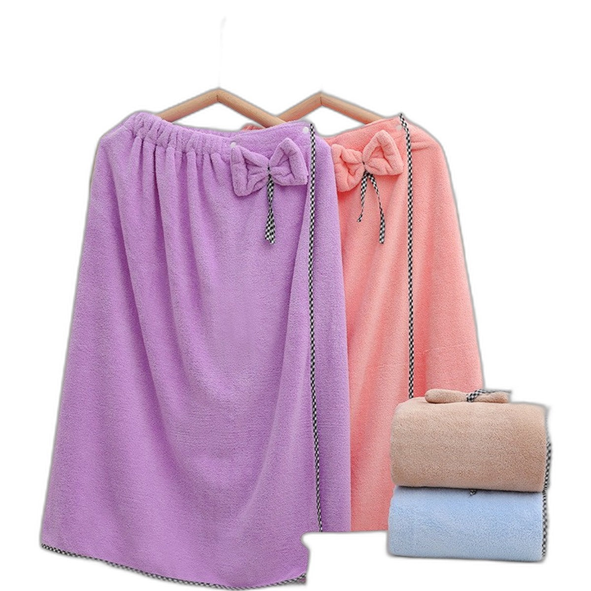 Spa set bath wrap, hair towel and headband by Glow Ritual