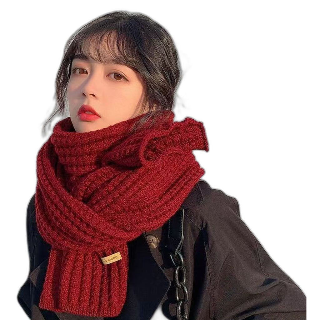 Chunky knit scarf by Glow Ritual