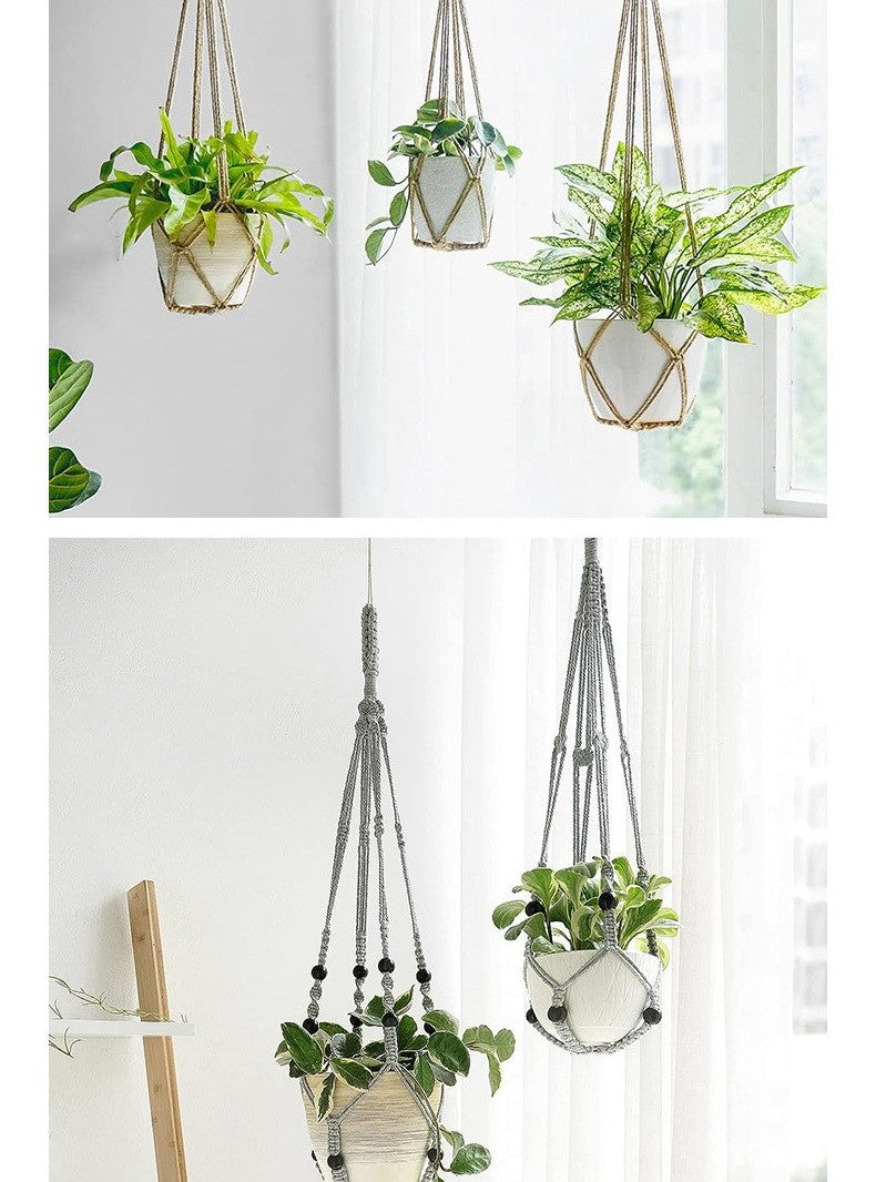 Macrame plant hangers by Glow Ritual