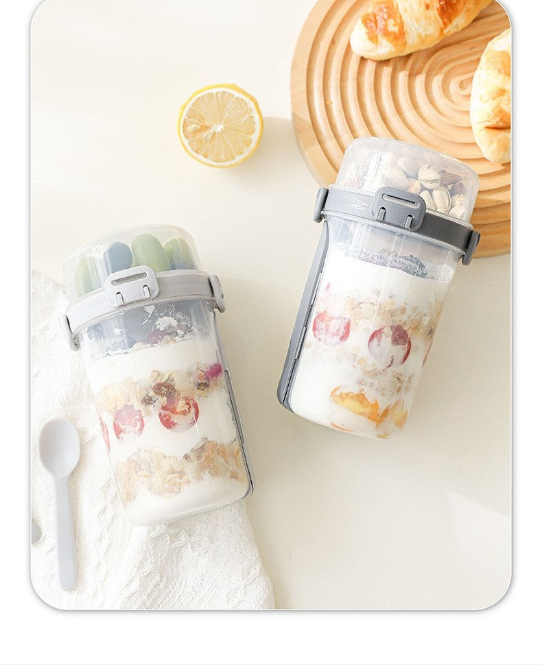 Salad container with fork by Glow Ritual