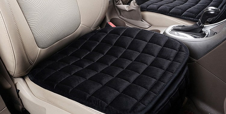 Plush car seat cushion by Glow Ritual