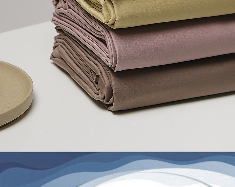 Cotton sateen duvet cover by Glow Ritual