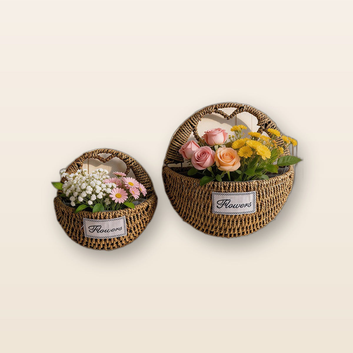 Woven wall basket by Glow Ritual
