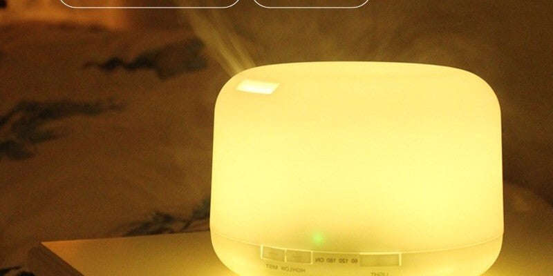 500 ml wood-grain aroma diffuser by Glow Ritual