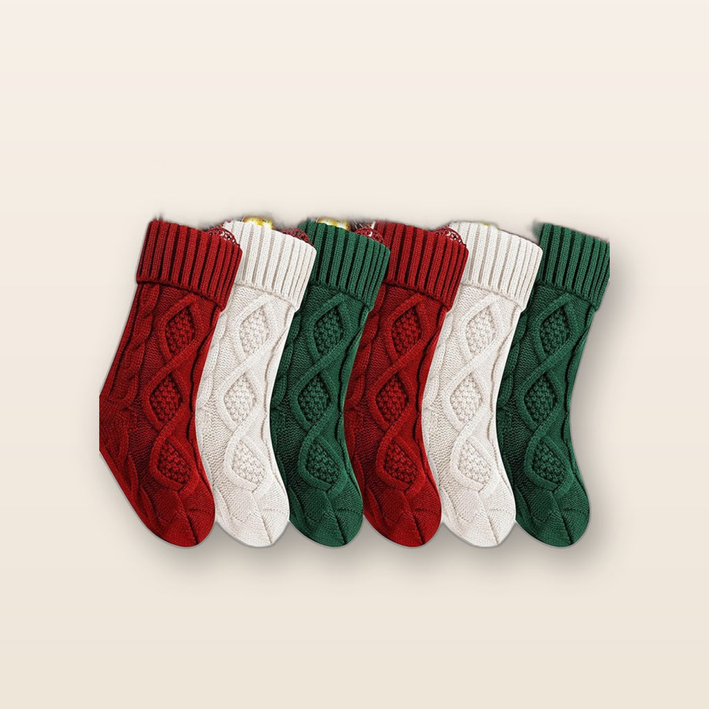Knit Christmas stocking by Glow Ritual