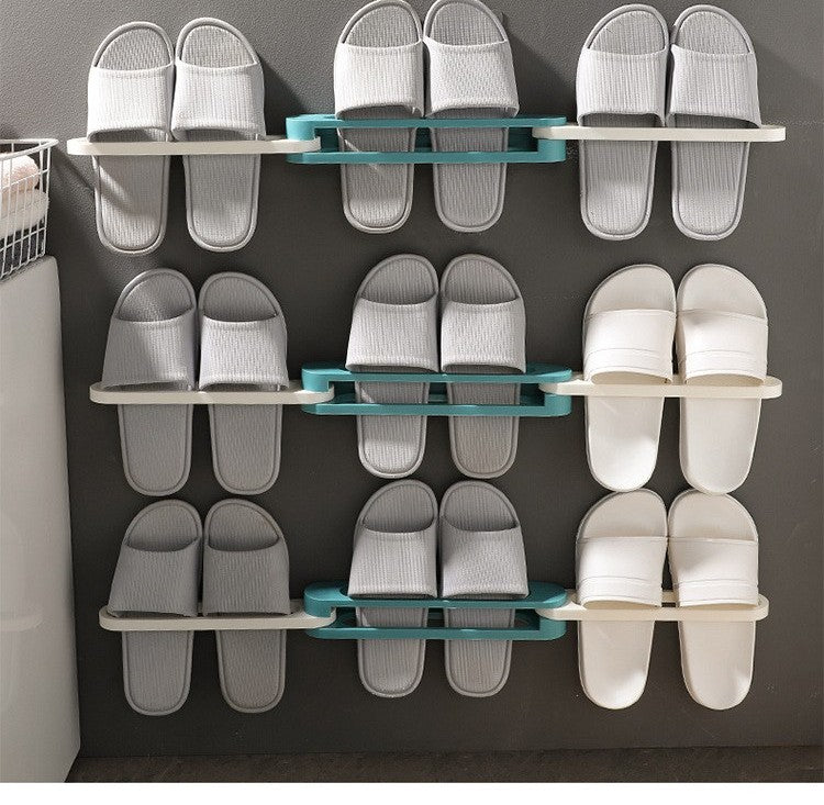 Wall slipper rack by Glow Ritual