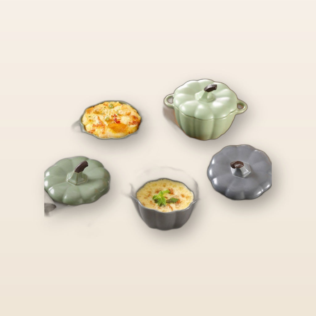 Pumpkin soup bowl with lid by Glow Ritual