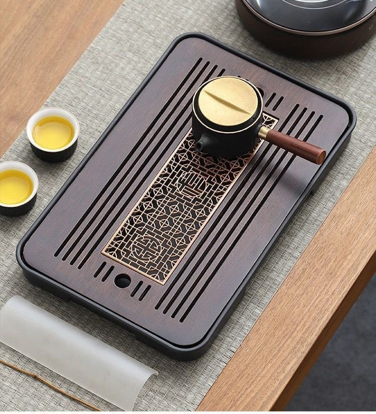 Bamboo tea tray by Glow Ritual