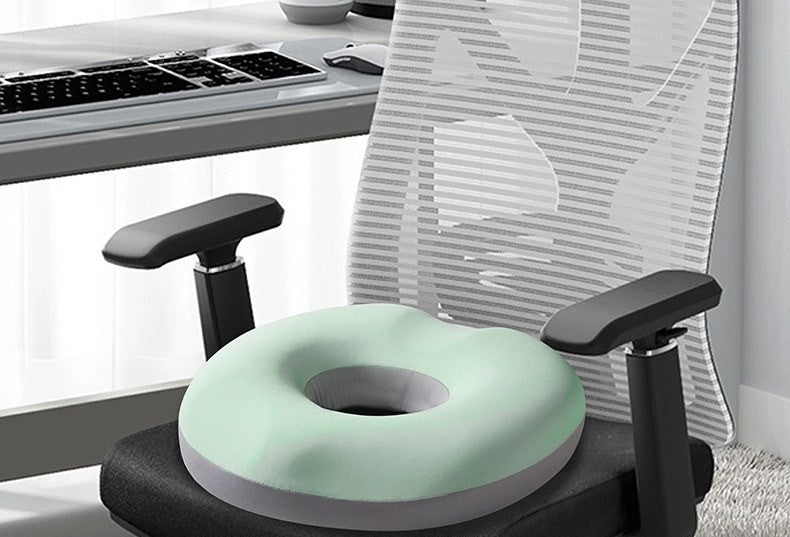 Memory foam donut seat cushion by Glow Ritual