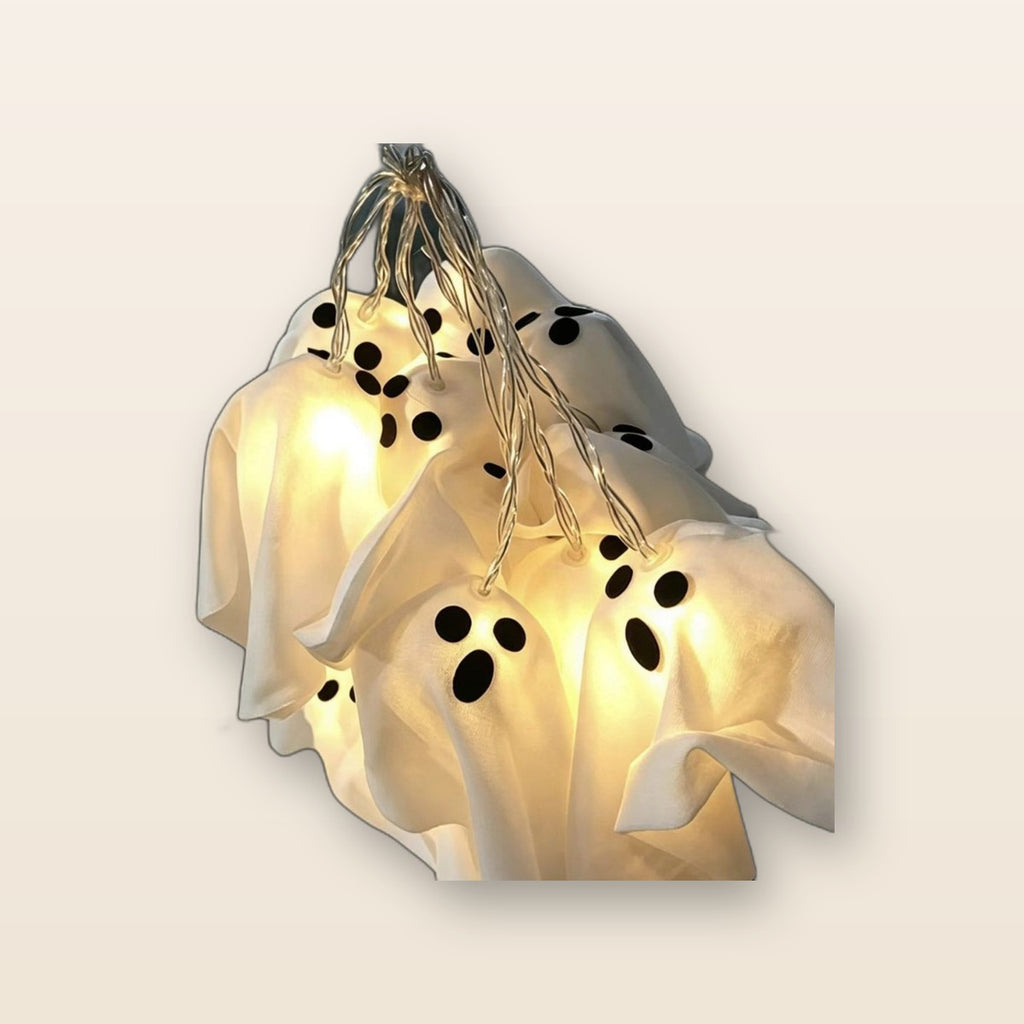 Ghost string lights by Glow Ritual