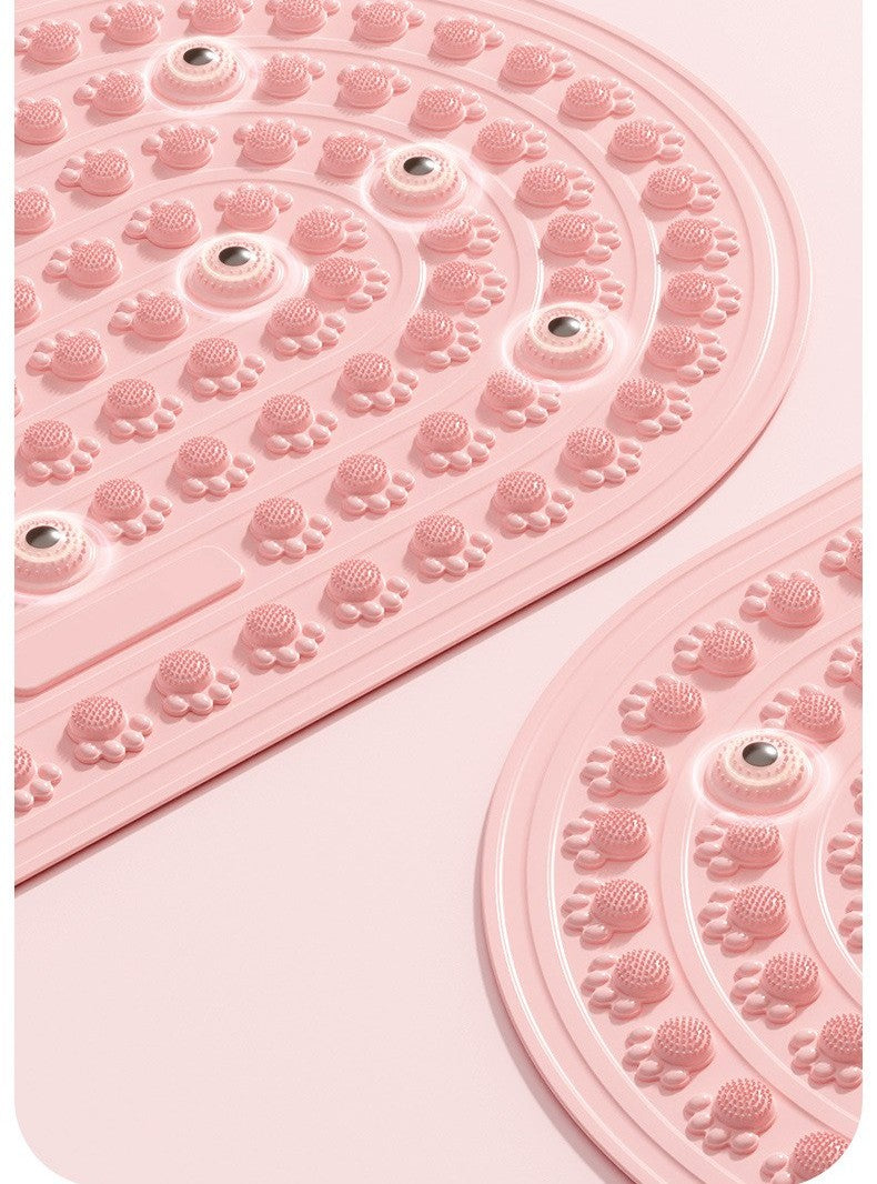 Soft gel acupressure foot mat by Glow Ritual